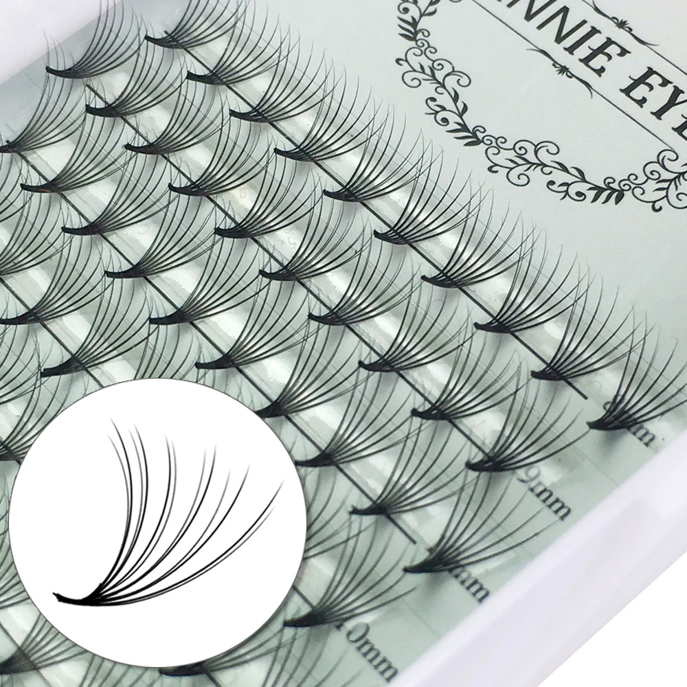 Eyelash Extension Cat Eye - Новые готовые объемные пучки для наращивания