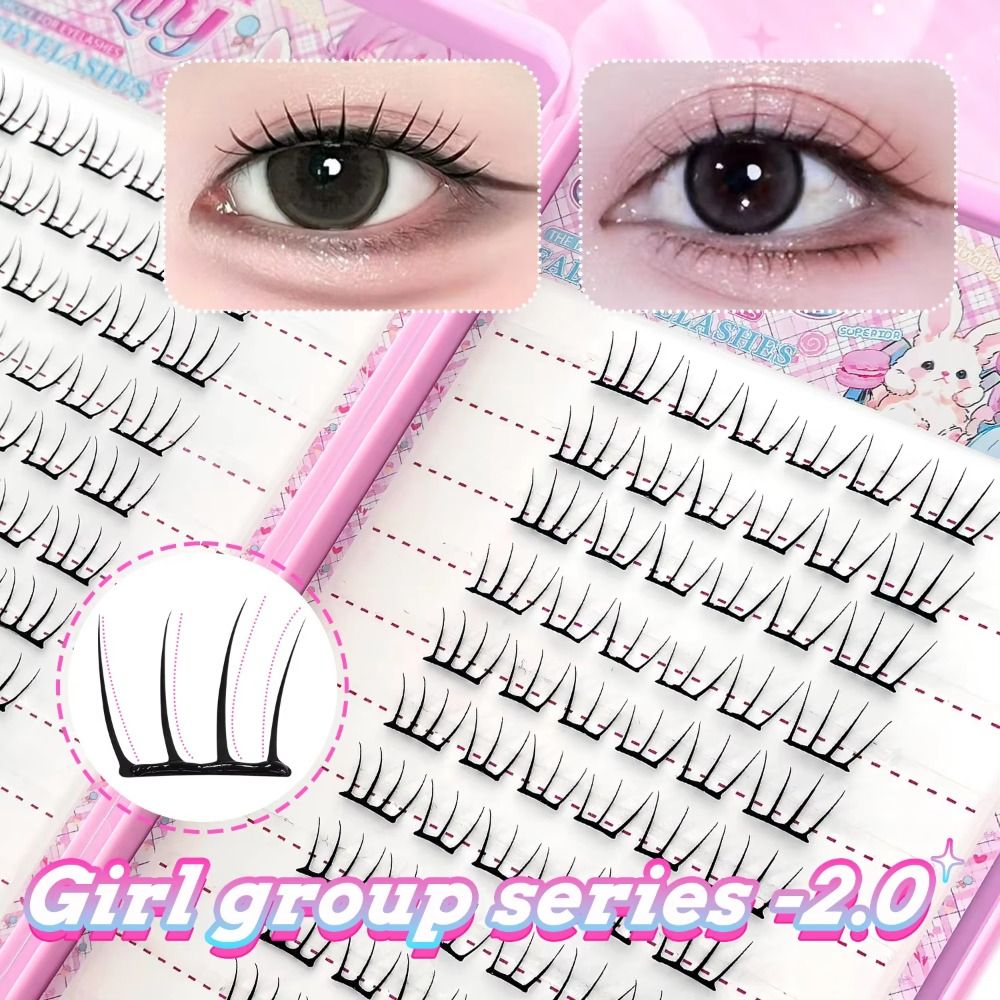 Eyelash Extension No 8 - 24 ряда накладных ресниц длиной 8-13