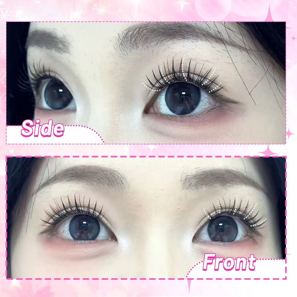 Eyelash Extension No 8 - 24 ряда накладных ресниц длиной 8-13