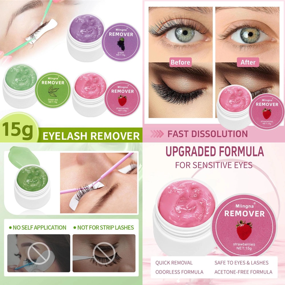 Eyelash Extension Removal - 1 шт. Крем для снятия клеи