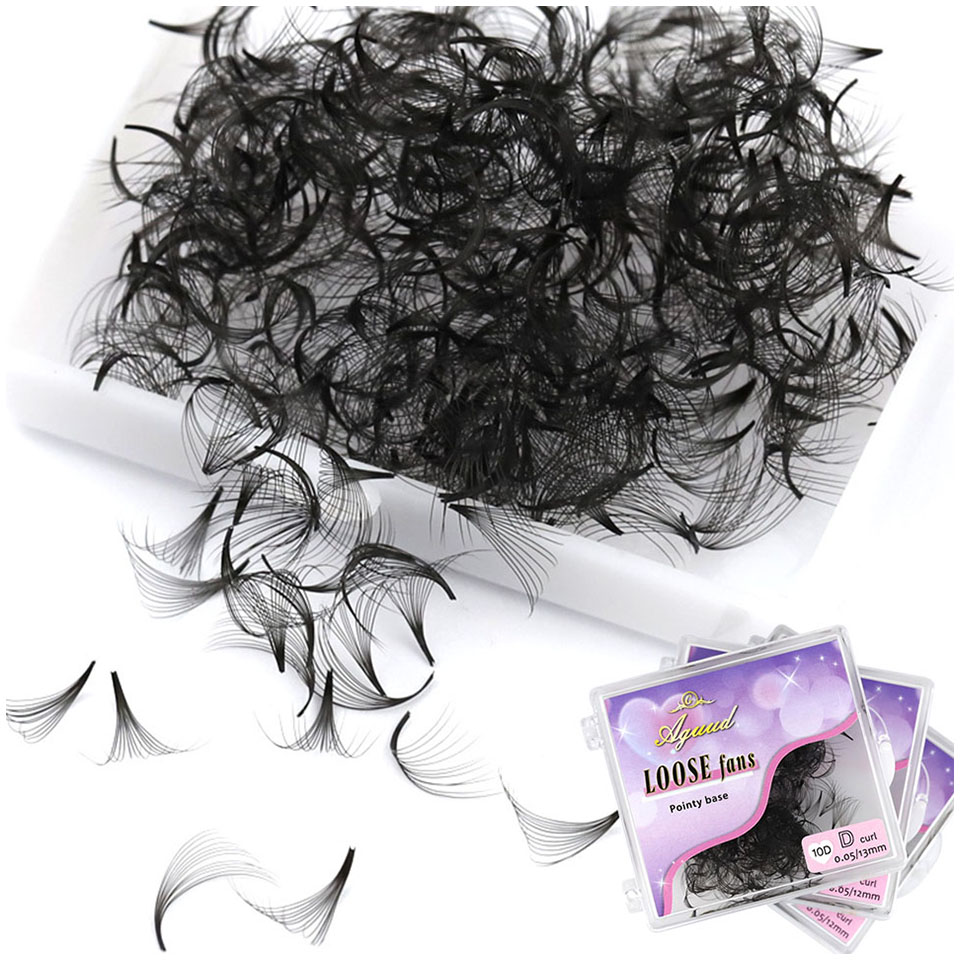 Eyelash Extension Medium - AGUUD 500 Fans Свободные веерные ресницы
