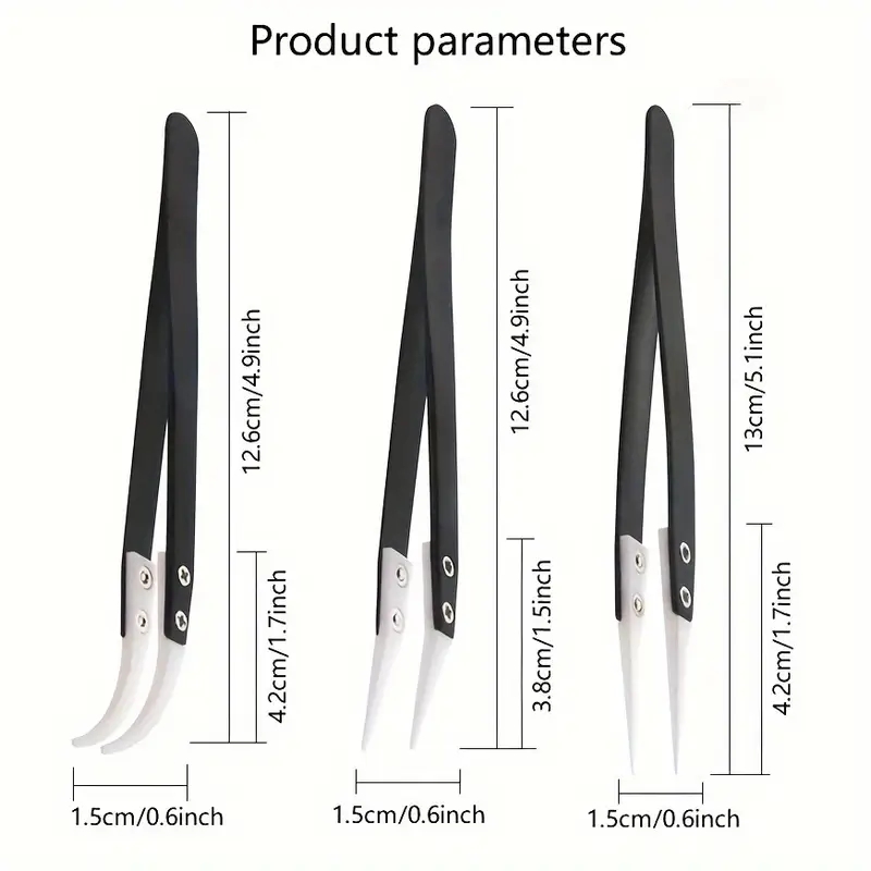 Керамические антистатические п – обзор и цена Isolation Tweezer Curved