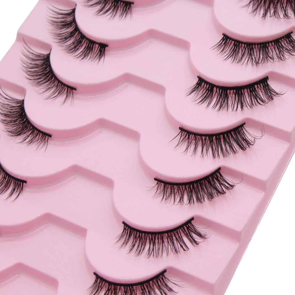 Moonlily, 10 пар полуресниц, н – обзор и цена Eyelash Extension Cat Eye