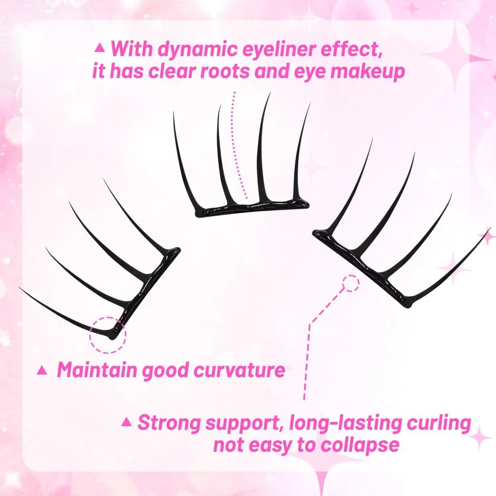 24 ряда накладных ресниц длино – обзор и цена Eyelash Extension No 8