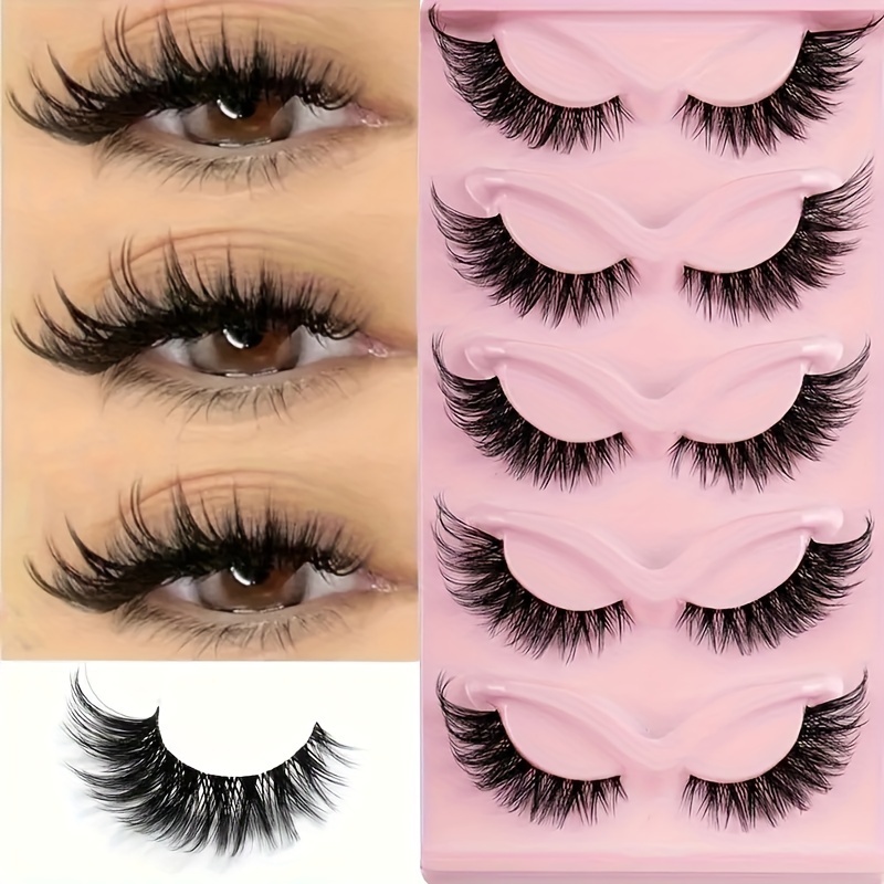 5 пар накладных ресниц «кошачи – обзор и цена Eyelash Extension Cat Eye
