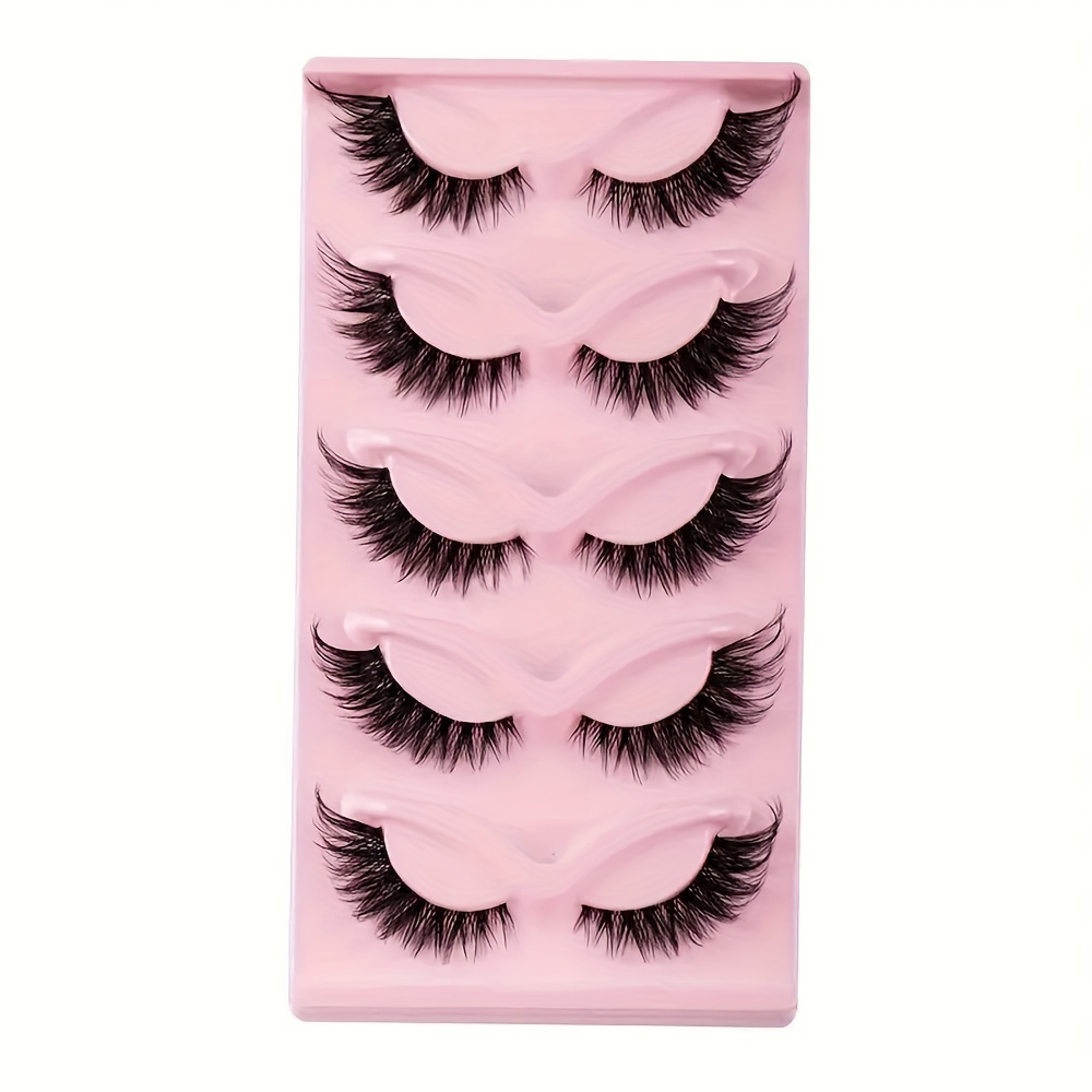 5 пар накладных ресниц «кошачи – обзор и цена Eyelash Extension Cat Eye