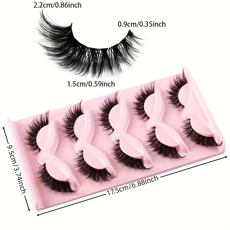 5 пар накладных ресниц «кошачи – обзор и цена Eyelash Extension Cat Eye