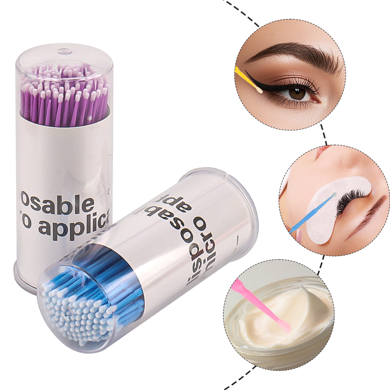 100 шт. одноразовая кисть для  – обзор и цена Eyelash Extension For Beginners