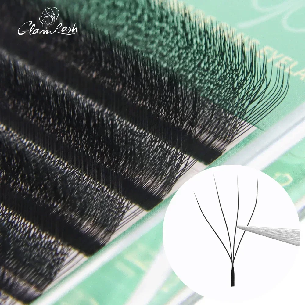 GLAMLASH W Shape Bloom 3D 4D 5 – обзор и цена Eyelash Extensions Classic