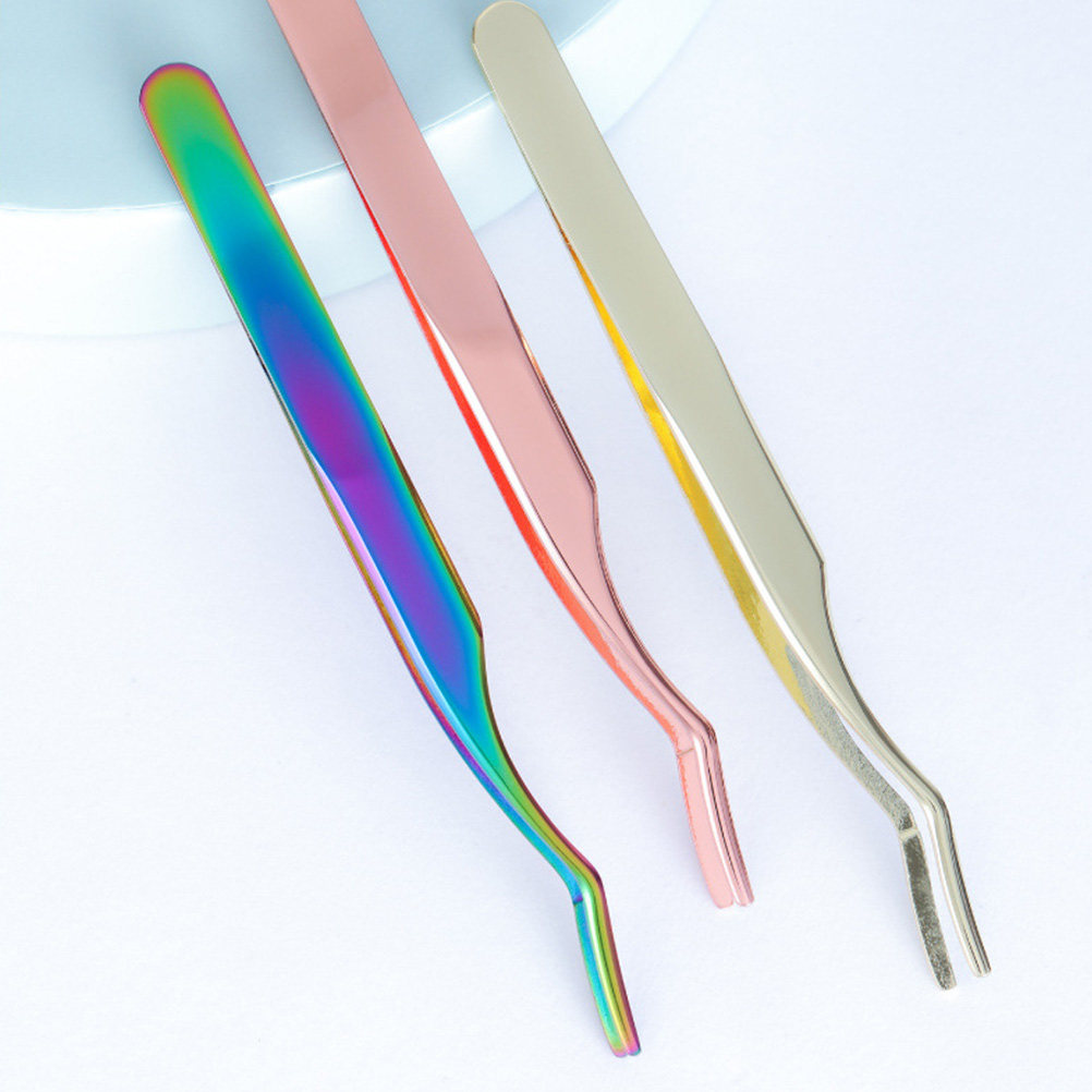 2 шт. металлические пинцеты дл – обзор и цена Isolation Tweezer Curved