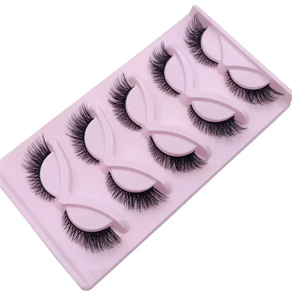 5 пар кошачьих ресниц, тонкие  – обзор и цена Eyelash Extension Cat Eye