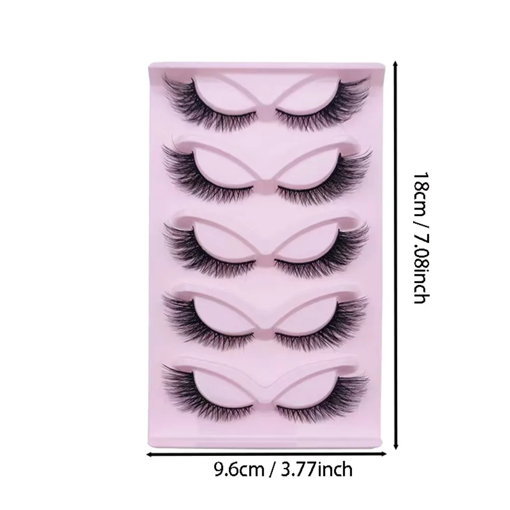 5 пар кошачьих ресниц, тонкие  – обзор и цена Eyelash Extension Cat Eye