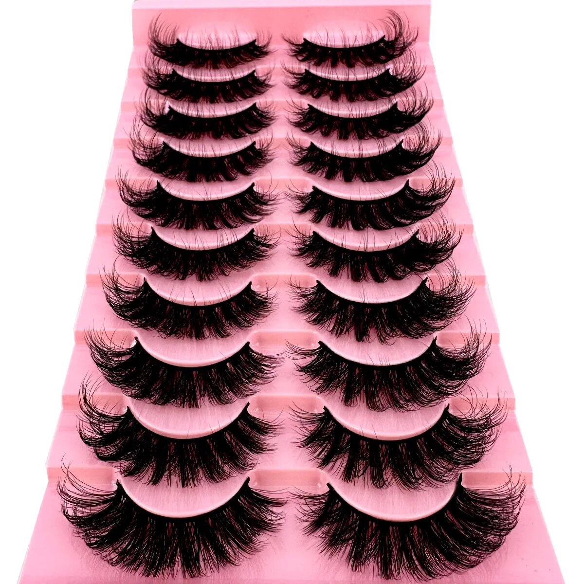 Новинка, 10 пар, пушистые ресн – обзор и цена Eyelash Extension Cat Eye