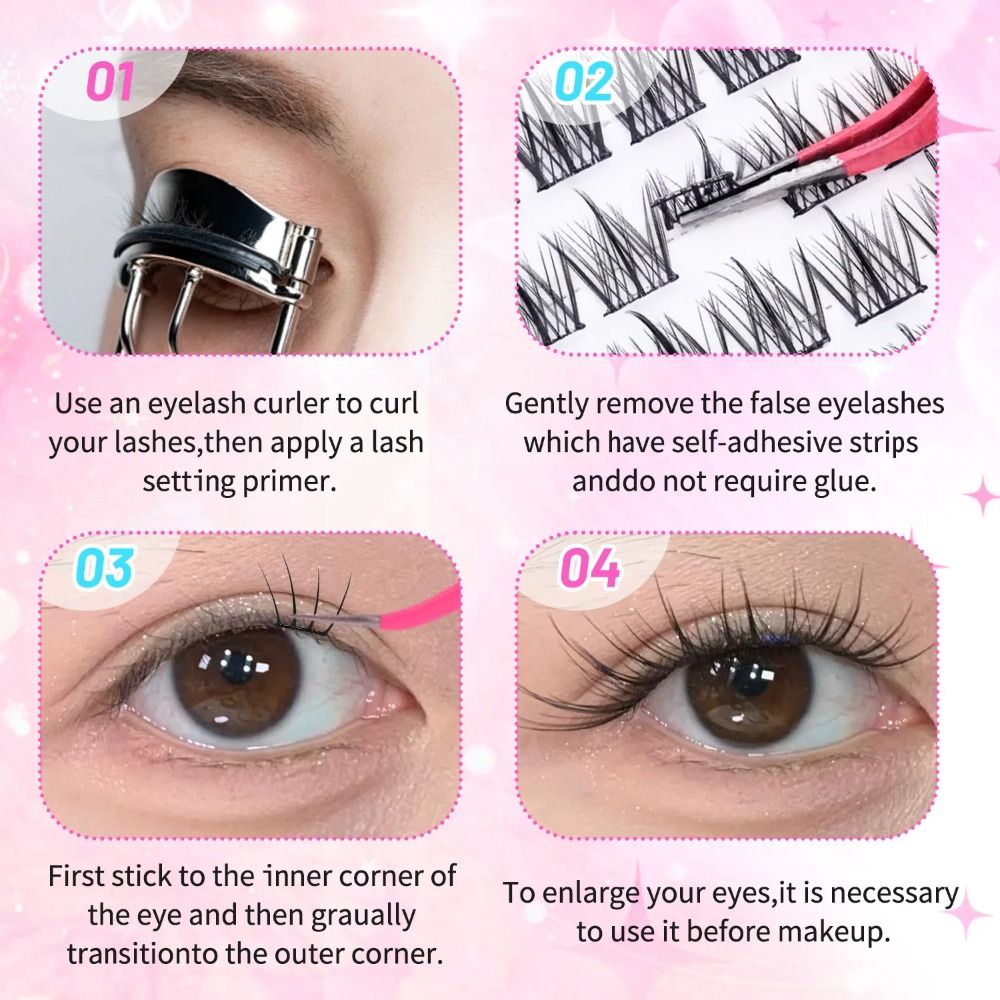Накладные ресницы 24 ряда, дли – обзор и цена Eyelash Extension No 8