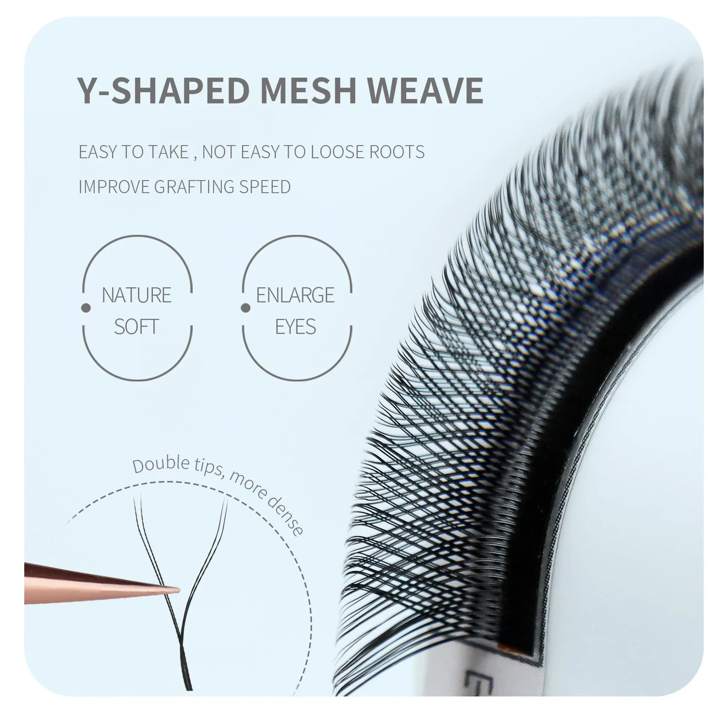 ANNAFRIS Коричневые W-образные – обзор и цена Eyelash Extensions Classic