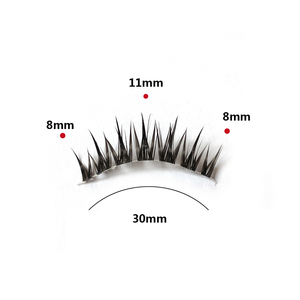 Натуральные накладные ресницы  – обзор и цена Eyelash Extension Cat Eye