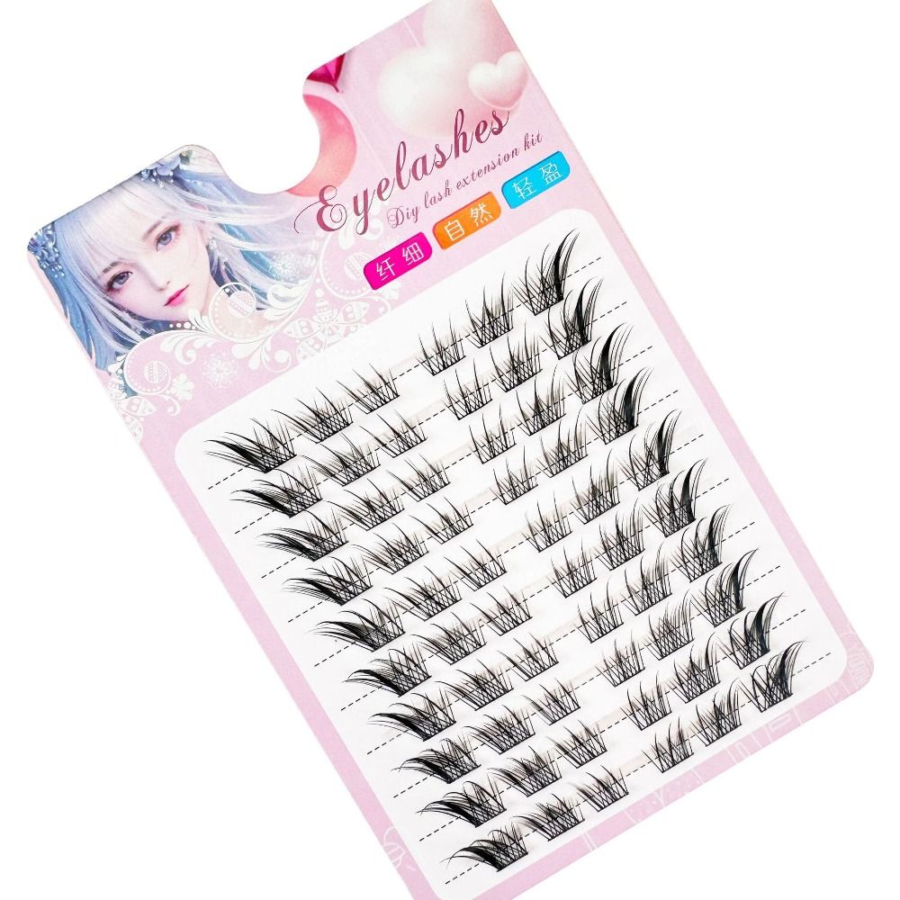 Женские красивые 3D кластеры к – обзор и цена Eyelash Extension Cat Eye