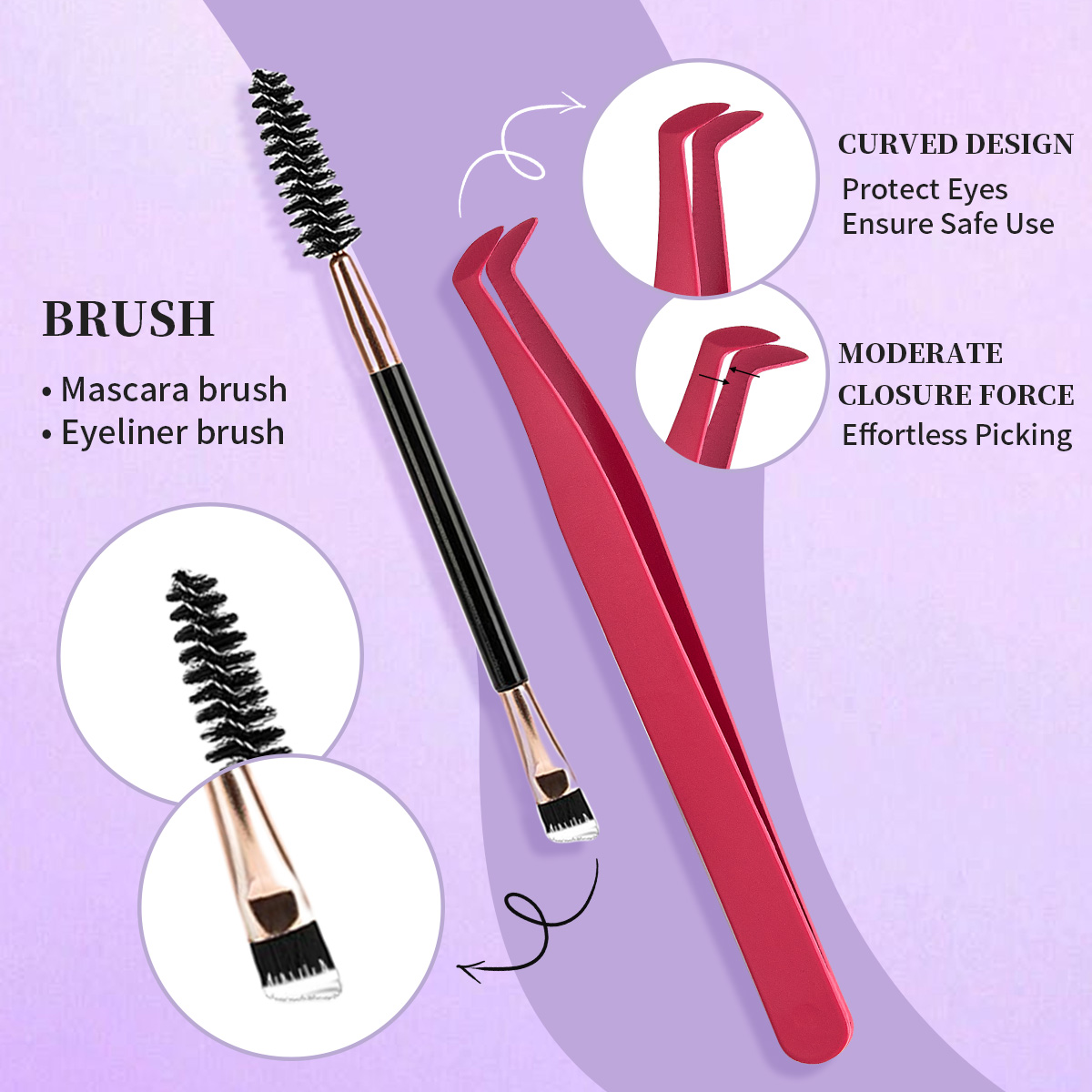 Набор кластеров для ресниц Sof – обзор и цена Eyelash Extension Volume